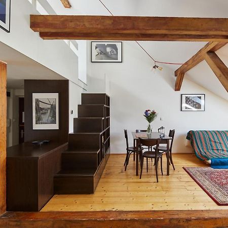 Prague Days - Sunlit Attic Loft In Vinohrady Apartment Luaran gambar